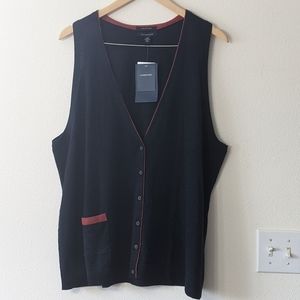 Lands End Merino Wool Sweater Vest 2X